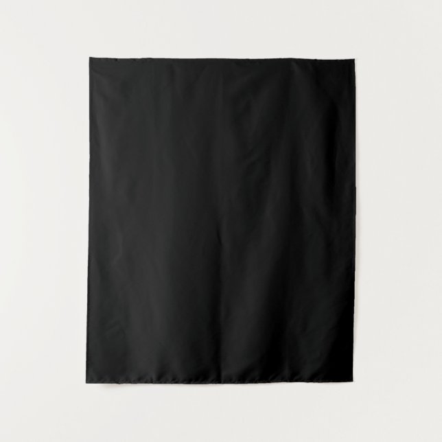 Tapiz Color sólido negro simple (Anverso)