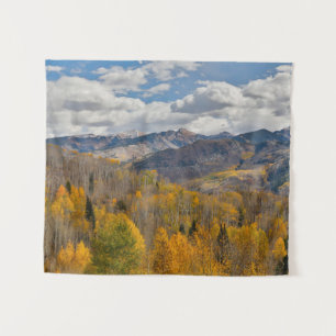 Tapiz Colores de otoño de Aspens y robles Keebler Pass