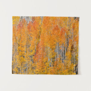 Tapiz Colores de otoño en arboledas de álamos