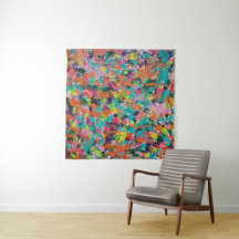 Colores y expresiones en pintura acrílica