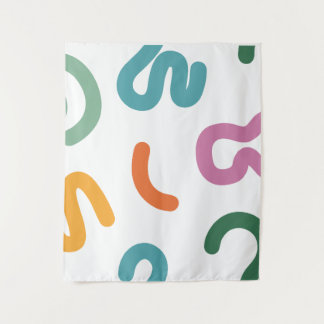 Tapiz Colorful Abstract Shapes Pattern