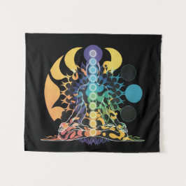 Tapiz Colorful Cosmic Chakra Meditation Spiritual Energy