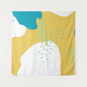 Tapiz Colorful Memphis design background vintage80's, 90