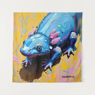 Tapiz Colorful Salamander Wall Art – Endangered Amphibia