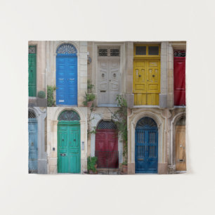 Tapiz Coloridas puertas delanteras en Malta
