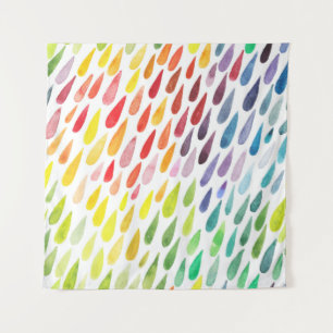 Tapiz Colorido conjunto de salpicaduras de acuarela