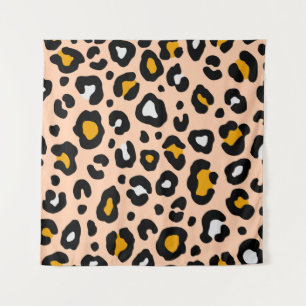 Tapiz Colorido patrón de leopardo sin costuras. Moda ele