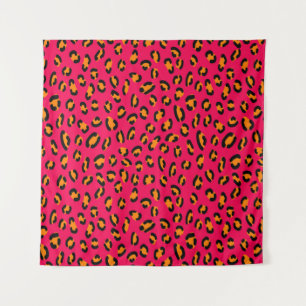 Tapiz Colorido patrón de piel jaguar sin costura, arte a