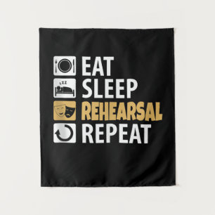 Tapiz Come Rezar Ensayar Repetir - Citas de Teatro Actua