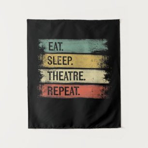 Tapiz Comer Dormir Teatro Repetir Regalos De Tecnología 