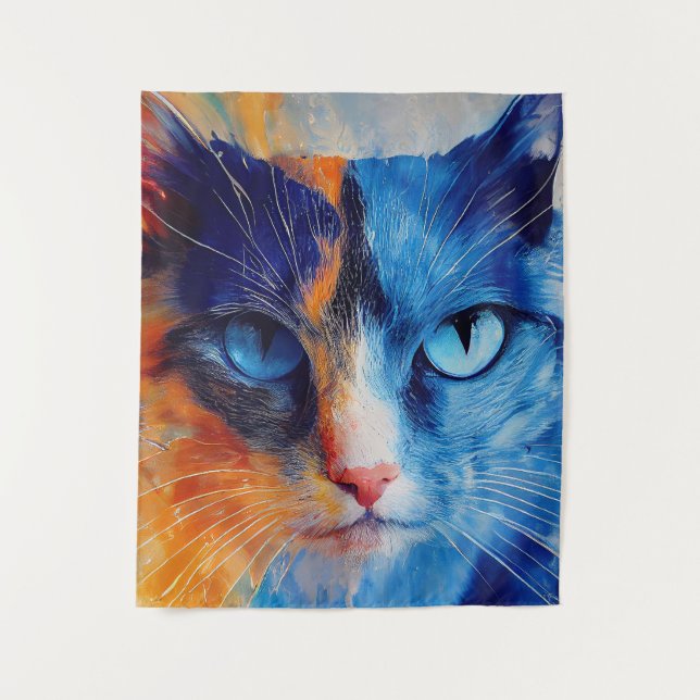 Tapiz Compañero animal adorable de gato Mascota (Anverso)