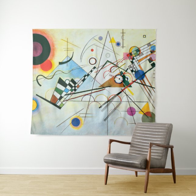 Tapiz Composición VIII de Wassily Kandinsky (In situ (horizontal))