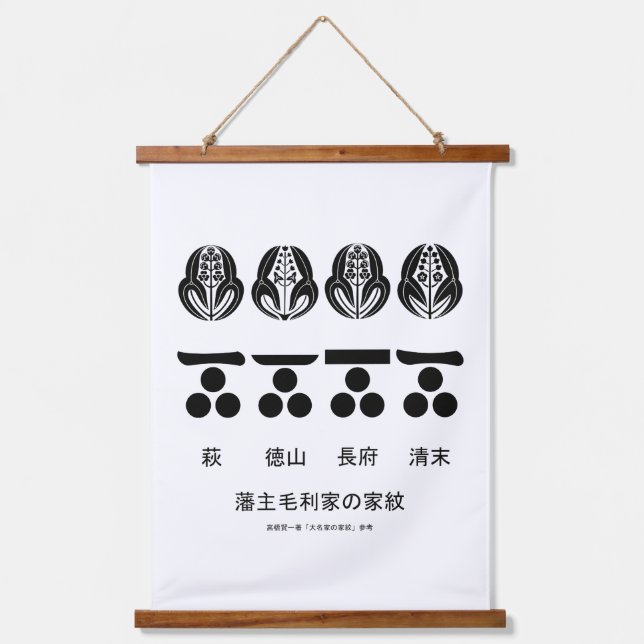 Tapiz Con Marco De Madera 藩 主 毛 利 家 定 の snihtsnihtsnihtsni (Anverso)