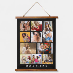 Tapiz Con Marco De Madera 10 Fotografía Moderno Simple Minimal Black Stylish