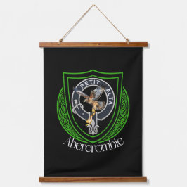 Tapiz Con Marco De Madera Abercrombie Scottish Clan Crest