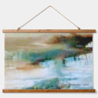 Tapiz Con Marco De Madera Abiss Wall Art