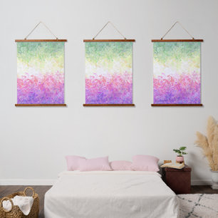 Tapiz Con Marco De Madera Abstract Genderfaun Pride Flag