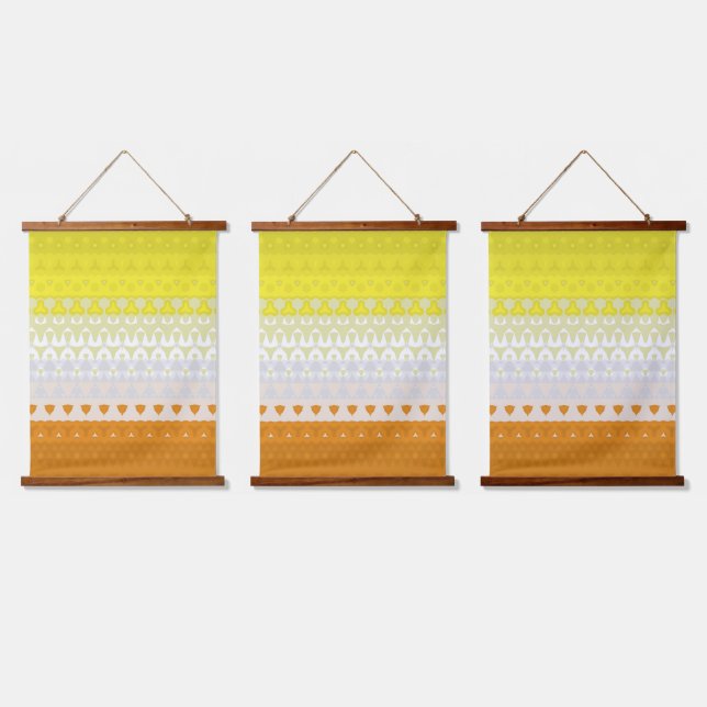 Tapiz Con Marco De Madera Abstract Maverique  Pride Flag  (Triple)