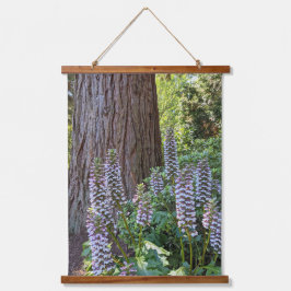 Tapiz Con Marco De Madera Acanthus/Bear's Breeches Floral