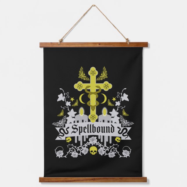 Tapiz Con Marco De Madera Accesorios de moda gótica (Anverso)