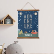 Adventure Awath Woodland Boy Kids Wall Decour