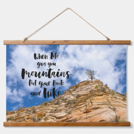 Tapiz Con Marco De Madera Adventure Lovers