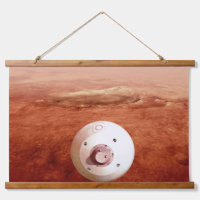 Aeródromo Con Perseverancia Rover Descent To Mars