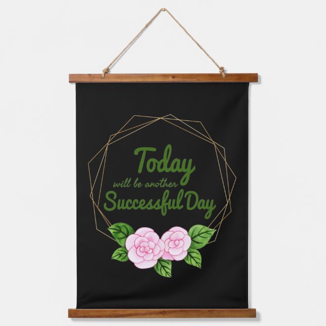 Tapiz Con Marco De Madera Afirmaciones inspiradoras para el amor propio (Anverso)