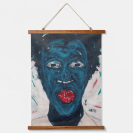 Tapiz Con Marco De Madera African Art Hanging Tapestry