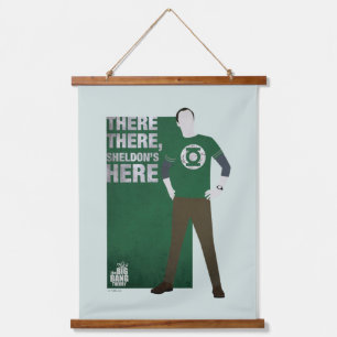 Tapiz Con Marco De Madera Ahí, Sheldon está aquí