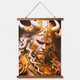 Tapiz Con Marco De Madera Ai Demon