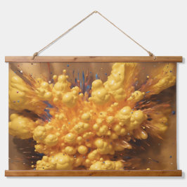 Tapiz Con Marco De Madera Al Principio