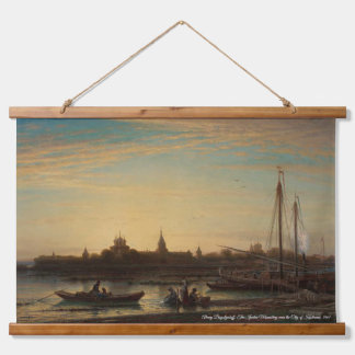 Tapiz Con Marco De Madera Alexey Bogolyuboff. El monasterio Ipatiev cerca de