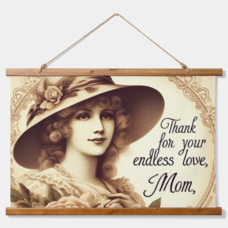 Tapiz Con Marco De Madera Amor de las madres