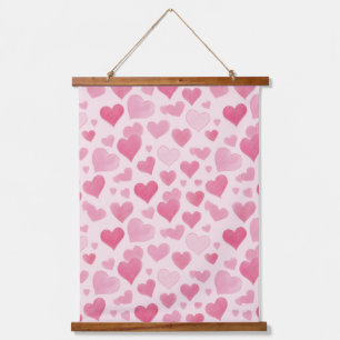 Tapiz Con Marco De Madera Amor rosa