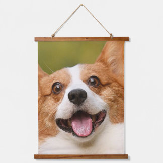 Tapiz Con Marco De Madera Añadir foto de perro personalizada