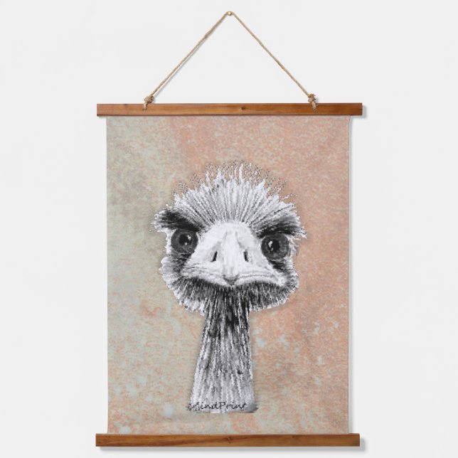 Tapiz Con Marco De Madera Angry Bird (Anverso)