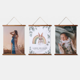 Tapiz Con Marco De Madera Animales del bosque de Woodland