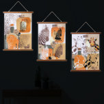 Tapiz Con Marco De Madera Animales salvajes Tierra Tono arte pop moderno abs<br><div class="desc">Moderno y abstracto muro de animales salvajes colgado con jirafa africana,  animales jaguares de cebra y sudamericana y formas orgánicas en el estilo de retrato de arte pop. Diseño de medios mixtos de Guay en tonos tierra de arena dorada,  naranja quemado y verde.</div>