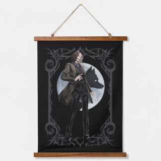 Tapiz Con Marco De Madera Anime Sirius Black Animagus