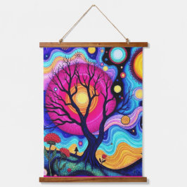 TAPIZ CON MARCO DE MADERA ANIMISM