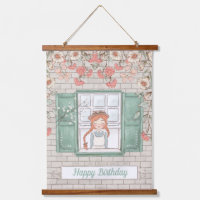 Anne de Green Gables Tapestry colgante de cumpleañ