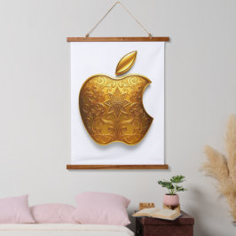Tapiz Con Marco De Madera Aplle