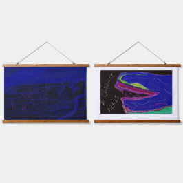 Tapiz Con Marco De Madera Apparition and Mythological Art Tapestry Set