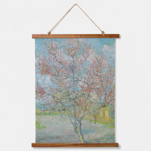 Tapiz Con Marco De Madera Árbol de turba de flores