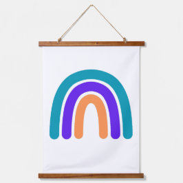 Tapiz Con Marco De Madera Arcoiris