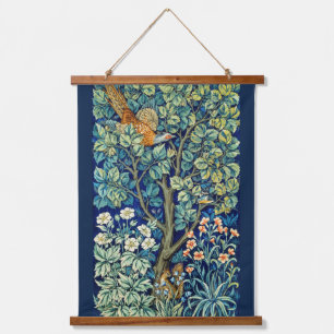 Tapiz Con Marco De Madera ardilla en el bosque, William Morris