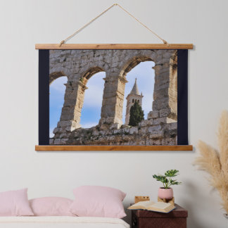 Tapiz Con Marco De Madera Arena de Pula Croacia