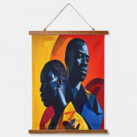 Arte abstracto afrocéntrico moderno