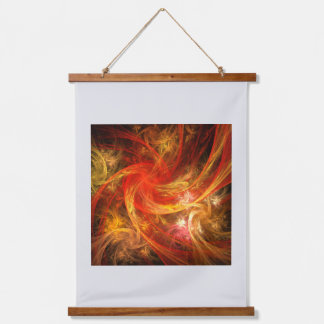 Tapiz Con Marco De Madera Arte abstracto de Firestorm